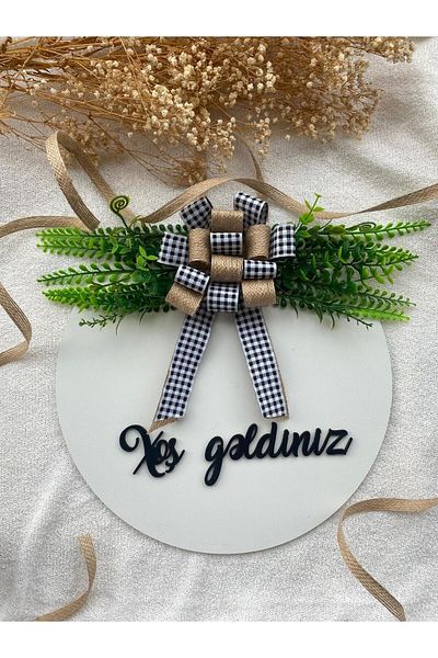 HOBİ55 Διακόσμηση πόρτας Καλώς ήρθατε Δίκτυο Δώρο Πέταλο 58