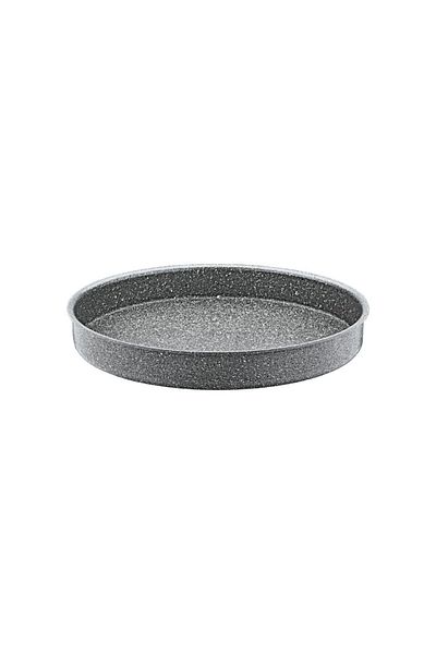 OMS PASLANMAZ Oms Granite 34 X 5 Cm Oven Tray Gray