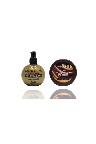 Black Red Peelable Gold Chocolate Face Mask