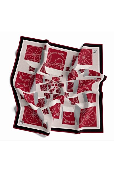 Levidor LEVİDOR Yeni Sezon Trend Twill Eşarp (Hüma Eşarp)