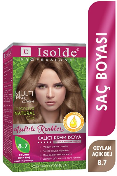 Zigavus Isolde Saç Boyası Açık Ceylan Bej 8.7