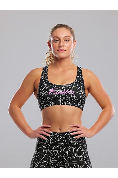 FUNKİTA Funkita X Fit Texta Mess Kadın Tek Üst Bra / Sporcu Sütyeni
