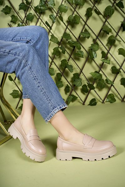 Riccon Damen Daily Loafer Schuhe0012920 Nude Skin