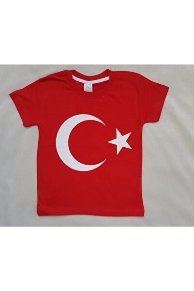 misobaby Turkish Flag Printed Children's T-Shirt