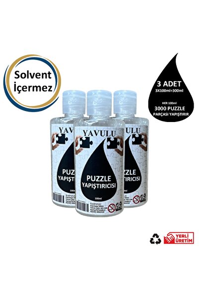 yavulu Puzzle Yapıştırıcısı / Puzzle Koruyucusu / Puzzle Tutkalı (Şeffaf) 100...