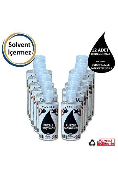 yavulu Puzzle Yapıştırıcısı / Puzzle Koruyucusu / Puzzle Tutkalı (Şeffaf) 100...