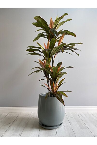 odka Armut Model Saksı H: 40cmx32cm Tabaklı Füme Renk