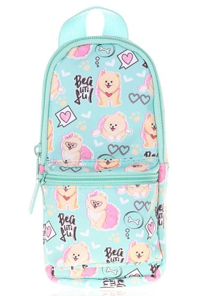 KAUKKO Natura Girl's Bag Shaped Pencil Bag - Πράσινος Σκύλος