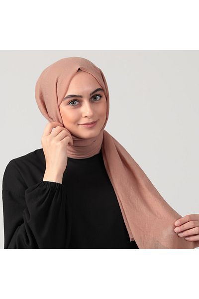 ipekistanbul Ultra Thin Cotton Shawl - Light Brown