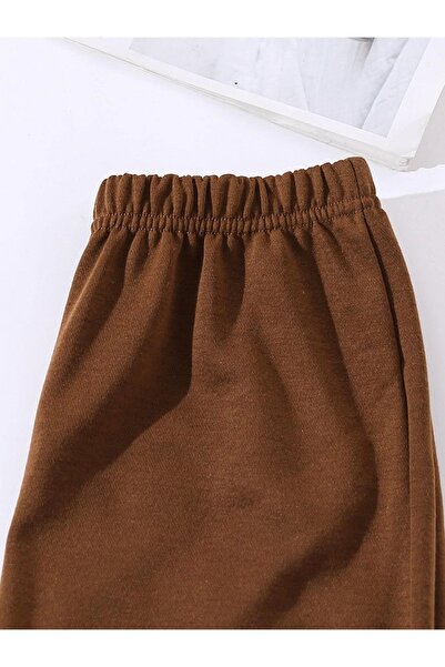 Machetta Hi Cats Printed Ecru Hooded Special Design Kids Tracksuit Set