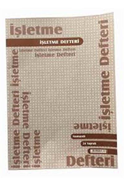 ÖZKAN Işletme Defteri Numaralı 24 Yaprak