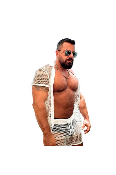 turcobear Men's Mesh Shirt
