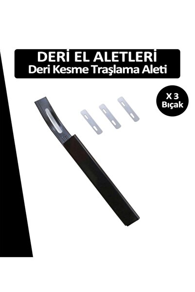 Dopar Deri Kesme Tıraşlama İnceltme Aleti Çelik Deri Zanaat