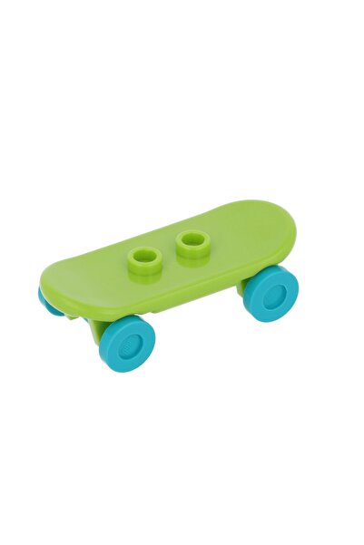 LEGO Aksesuar MOC Custom Minifigür Minifigure Skateboard Fıstık Yeşili Kaykay...