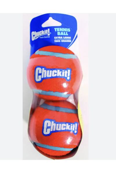 Chuckit !كرة تنس للكلاب مكونة من قطعتين (حجم XL)