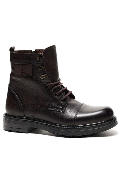 Pierre Cardin 381800   Ανδρικές χειμερινές μπότες καφέ με φερμουάρ