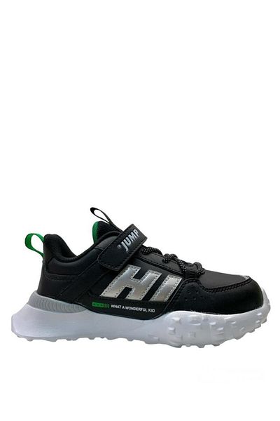 Jump 29602 Pantofort ortopedic ușor pentru băiat, negru/verde