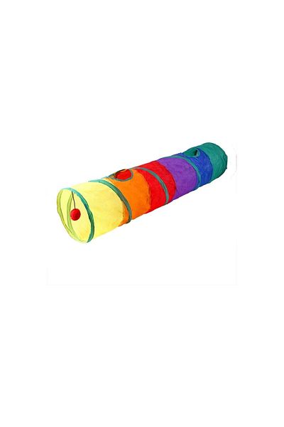 Glipet Cat Tunnel Toy Rainbow 120 Cm