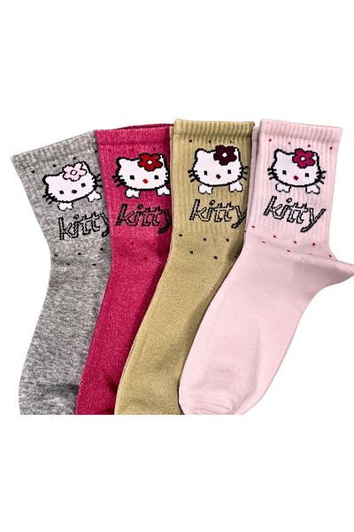 New Ted Socks Цветни колежански чорапи Унисекс памучни чорапи/36-43/4 ЧИФТА/КОМПЛЕКТ