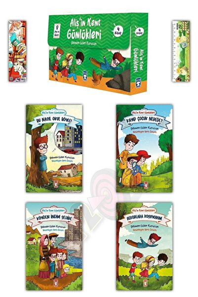 Timaş Çocuk Alişin Kent Günlükleri Hikaye Seti (3. 4. sınıflar için)