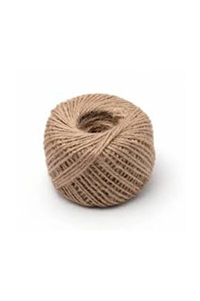 Bahat حبل الجوت بطول 100 متر، حبل القش، حبل الخيش، حبل الكريب - زينة عيد الميلاد