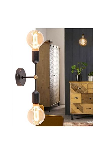 demet habek mylights Mylights Retro Rustic Ceiling Wall Sconce Chandelier Double Luminaire (436448169)