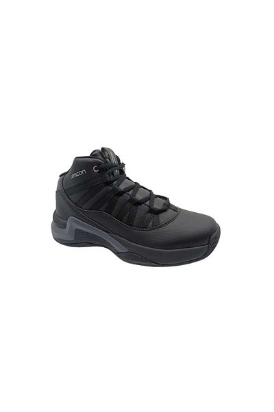 Lescon Παπούτσια μπάσκετ Bounce Unisex Μαύρα με κορδόνια