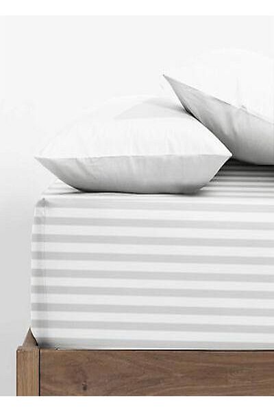 PIRILTI COLLECTION Single Duvet Cover Set Stripe Striped Set of 3 (Cotton - Satin)
