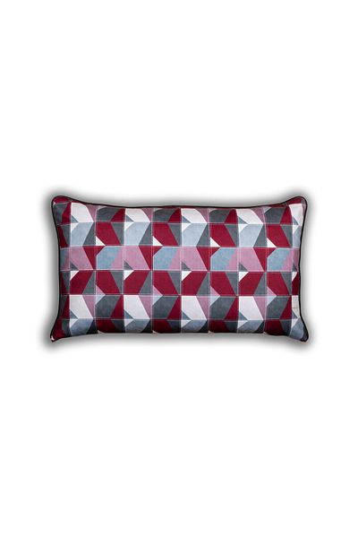AYPETEKS Prism Pattern Ribbed Seat Back Throw Pillow Cover Garden Set Throw Pillow Cover Large Size Throw Pillow Cover