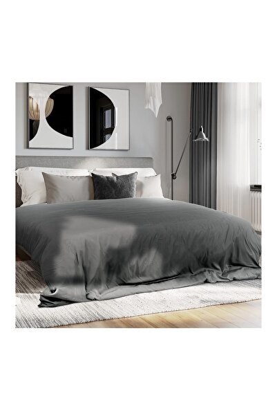 Bambaw ملاءة مسطحة أنثراسايت| ملاءة سرير من الخيزران| ملاءة سرير مضادة للعث 1...