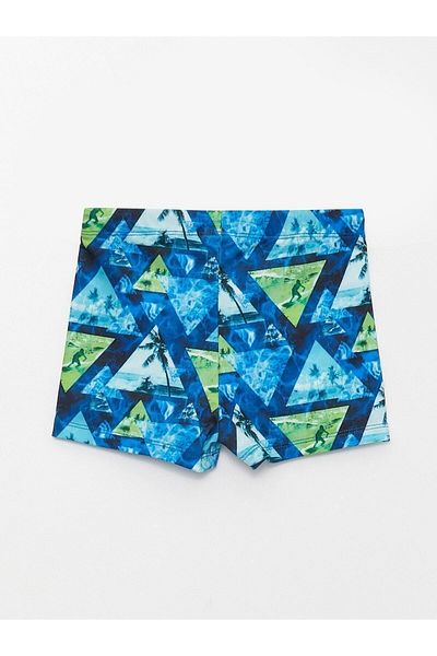 LC Waikiki LCWAİKİKİ Potištěné rychleschnoucí chlapecké boxerské plavky