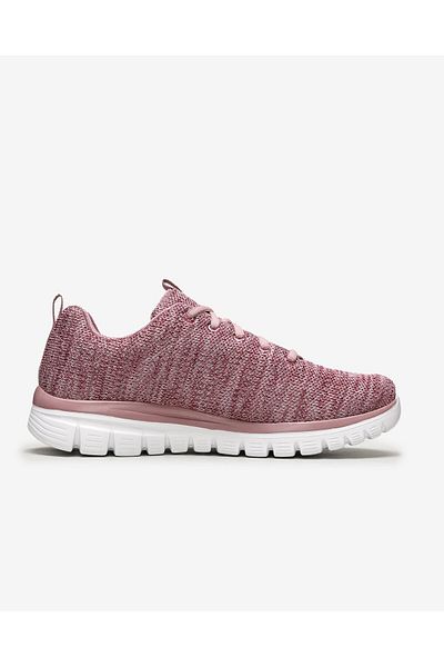 SKECHERS GRACEFUL-TWISTED FORTUNE Damen-Sportschuhe in Rosa – 12614 MVE
