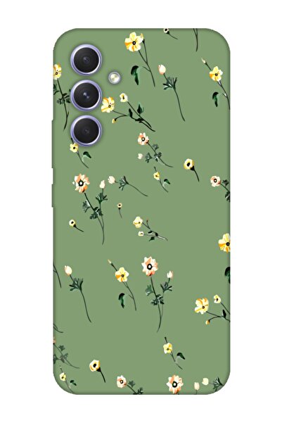 frondcase حافظة هاتف سامسونج A54 باللون الأخضر الزهري المتوافقة