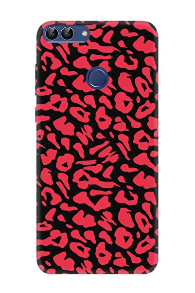 frondcase حافظة هاتف هواوي بي سمارت بنقشة الفهد باللون الأسود