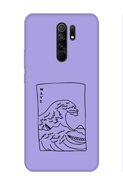 frondcase حافظة هاتف Redmi 9 كاناجاوا ويف ليلك