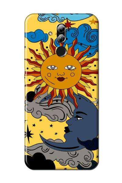 frondcase حافظة هاتف هواوي ميت 20 لايت صن آند مون صفراء