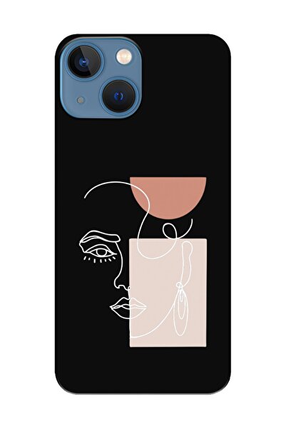 frondcase حافظة هاتف آيفون 13 ميني للنساء باللون الأسود