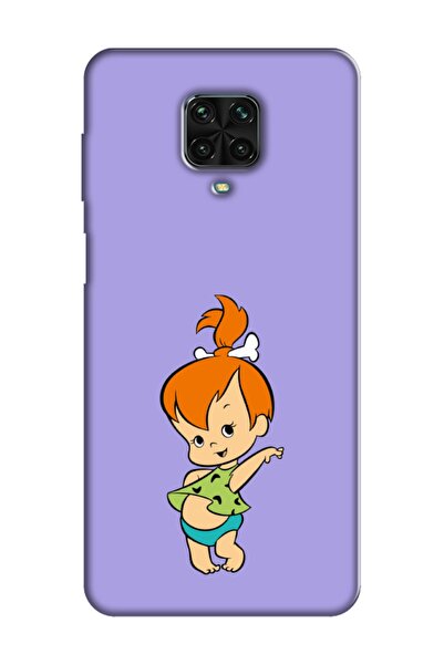 frondcase حافظة هاتف Redmi Note 9s من العصر الحجري للفتيات الصغيرات باللون الأرجواني