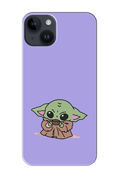 Iphone 14 Plus Baby Yoda Lilac Phone Case