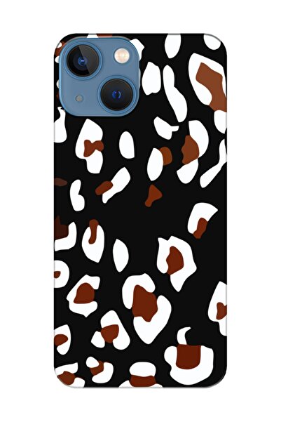 frondcase حافظة هاتف آيفون 13 ميني زهرية سوداء