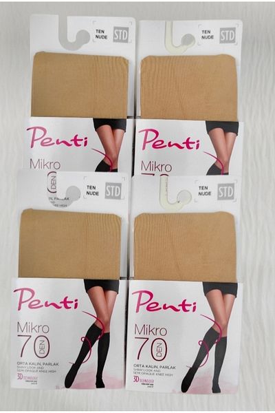 Penti Micro 70 Trousers Socks - Κάλτσες μέχρι το γόνατο 4 ΤΕΜΑΧΙΑ