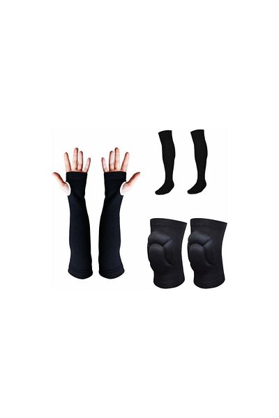 CeyDef Volleyball Knee Pad Set Knee Pad Ellik Socks