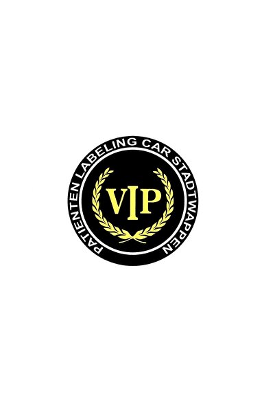 BsElektronik ملصق بعلامة VIP Patıenten - سيارة Stadtwappen