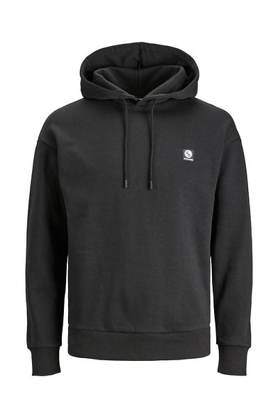 Jack & Jones Jack Jones Unseen Backprint Sweat Hood Men's Black Sweatshirt12242247-02