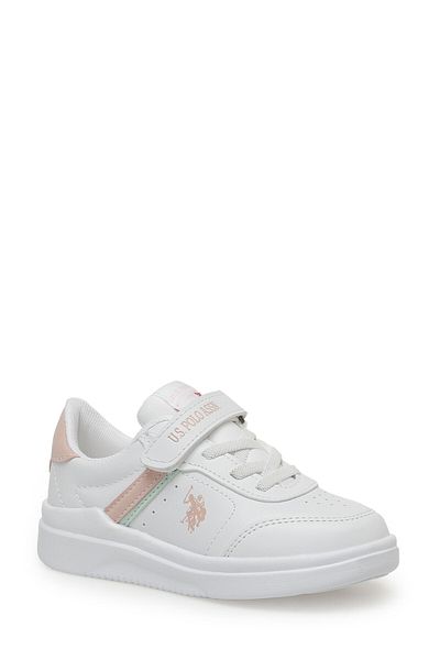 U.S. Polo Assn. Berkeley Jr 3Pr White Girl's Sneakers