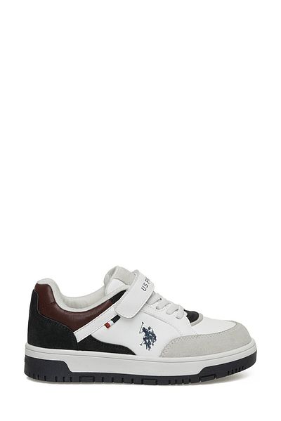 U.S. Polo Assn. VALVERDE 3PR White Boy Sneaker