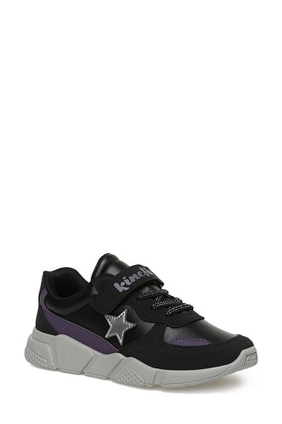 Kinetix MIMAS 3PR Black Girls' Sports Shoes