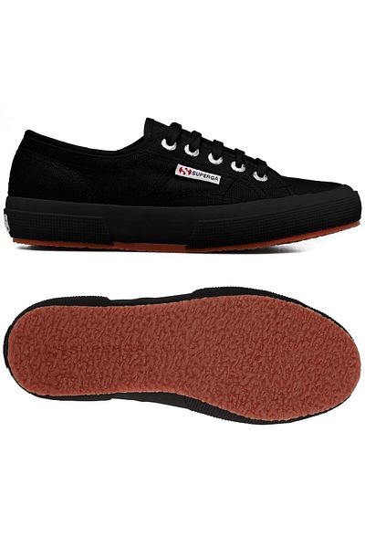 Superga 2750-Cotu Classic Unisex Μαύρο Αθλητικά Παπούτσια χωρίς καρπούς