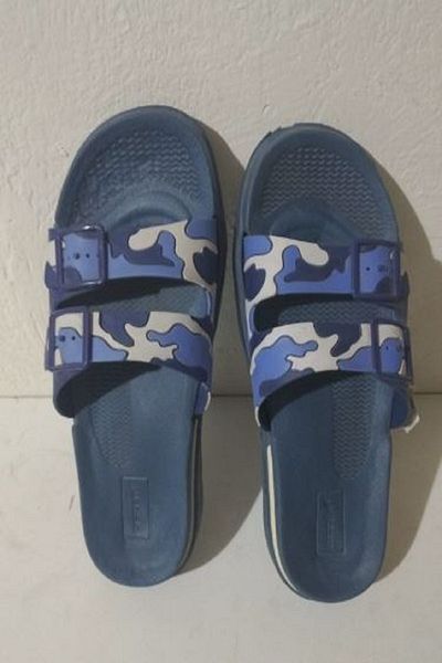 GEZER NAVY BLUE 1 PIECE BEACH OR OUTSIDE SLIPPERS MEN'S USE QUALITY DURABLE