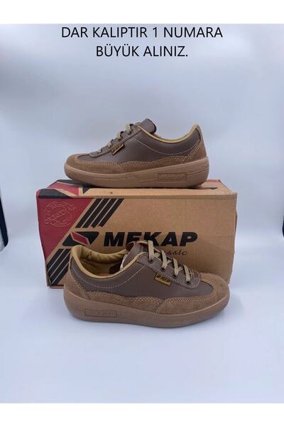 ERYILMAZCRAFTSHOES MEKAP Sütlü Kahve Kahverengi %100 Deri Iş Bahçe Dağ Çoban ...